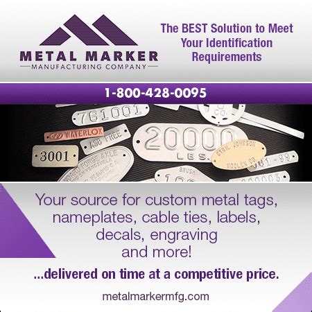 metal marker manufacturing company